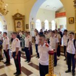 Учащиеся казачьих учебных заведений города Димитровграда помолились перед началом нового учебного года
