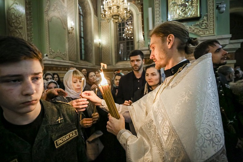 Полунощница в Казанском соборе