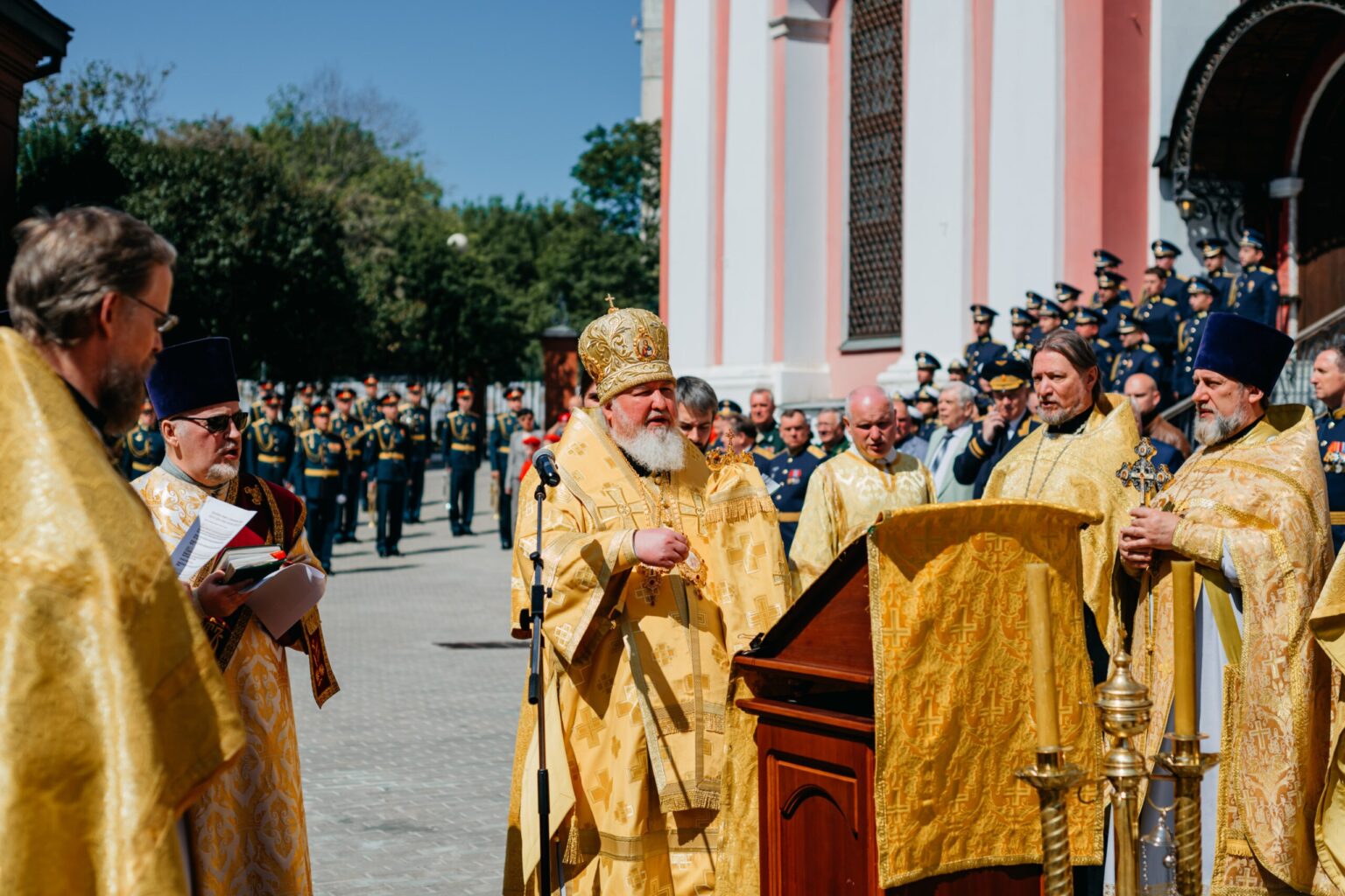 Храм воздушный десант в Ильин день